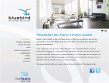 Tablet Screenshot of bluebirdpilates.com